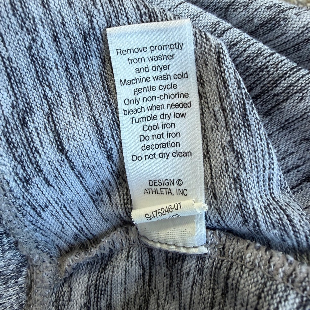 Athleta Downplay Gray Heathered Drawstring Skirt … - image 5